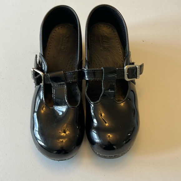 SANITA Clogs Black Patent Leather Mary Jane Original Danish Women’s 42 US 10 - Picture 1 of 9